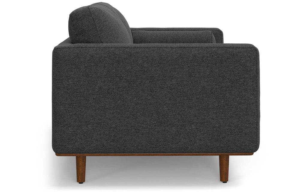 Morrison 72-inch Sofa and Ottoman Set in Woven-Blend Fabric