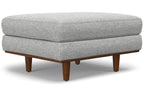 Morrison 72-inch Sofa and Ottoman Set in Woven-Blend Fabric