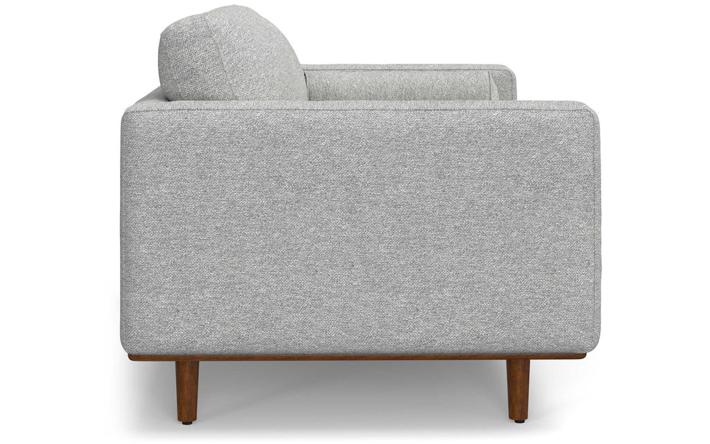Morrison 72-inch Sofa and Ottoman Set in Woven-Blend Fabric