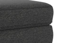 Morrison 89-inch Sofa and Ottoman Set in Woven-Blend Fabric