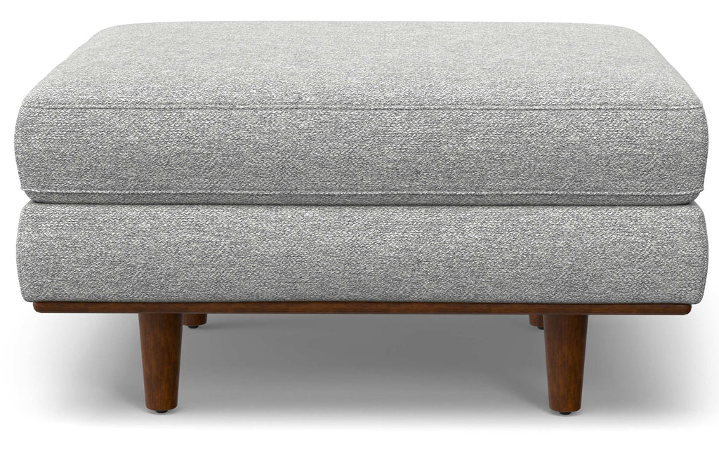 Morrison 89-inch Sofa and Ottoman Set in Woven-Blend Fabric