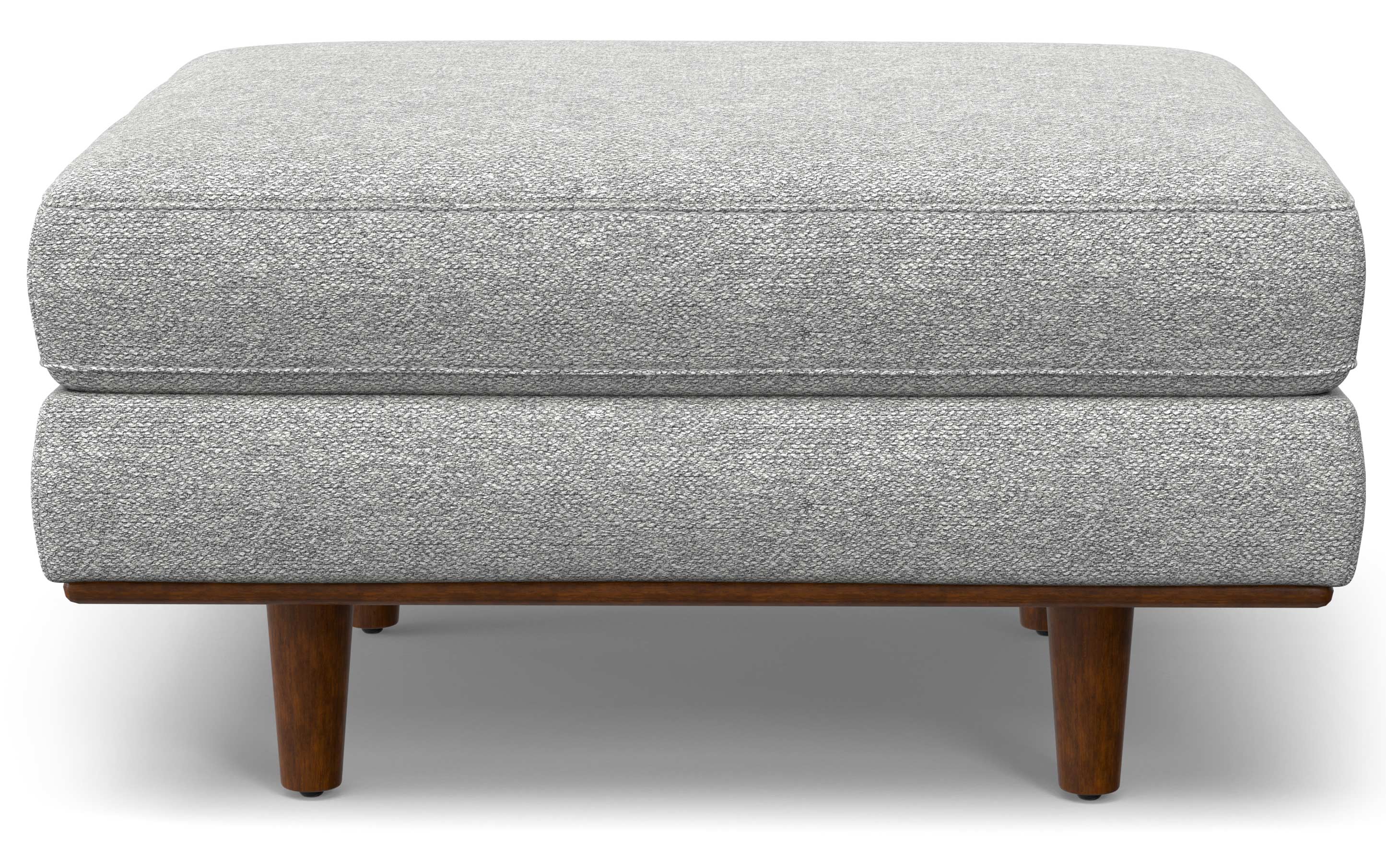 Morrison 89-inch Sofa and Ottoman Set in Woven-Blend Fabric