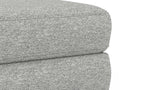 Morrison 89-inch Sofa and Ottoman Set in Woven-Blend Fabric