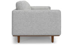 Morrison 89-inch Sofa and Ottoman Set in Woven-Blend Fabric