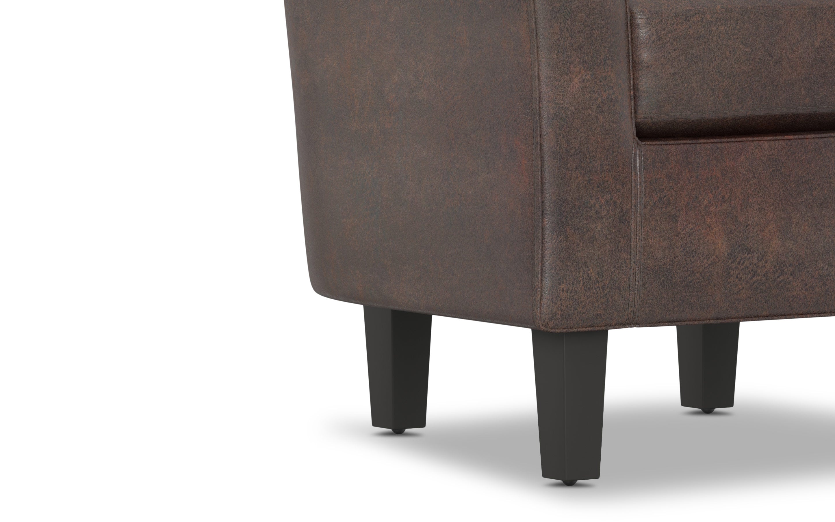 Austin Accent Chair in Distressed Brown