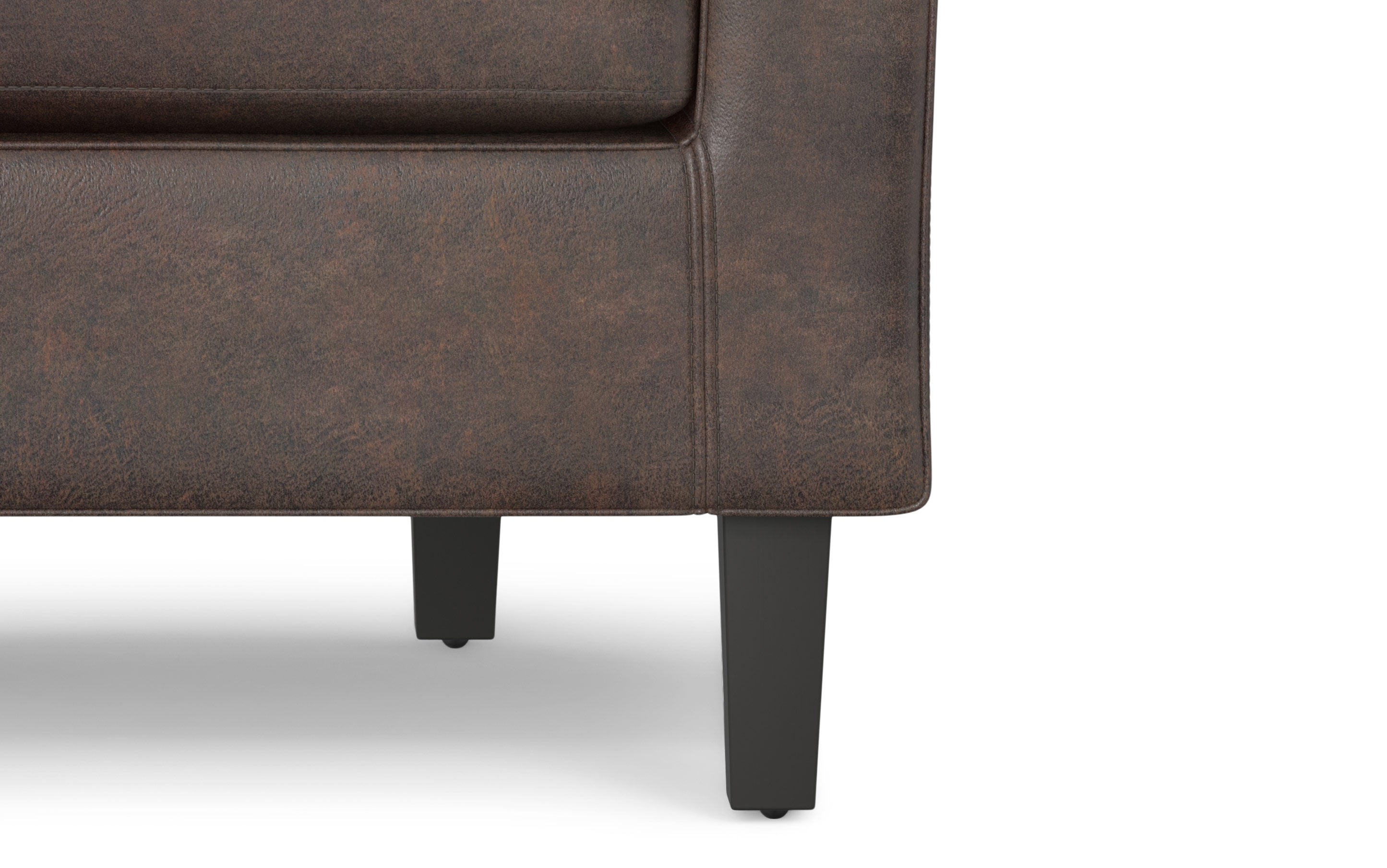 Austin Accent Chair in Distressed Brown