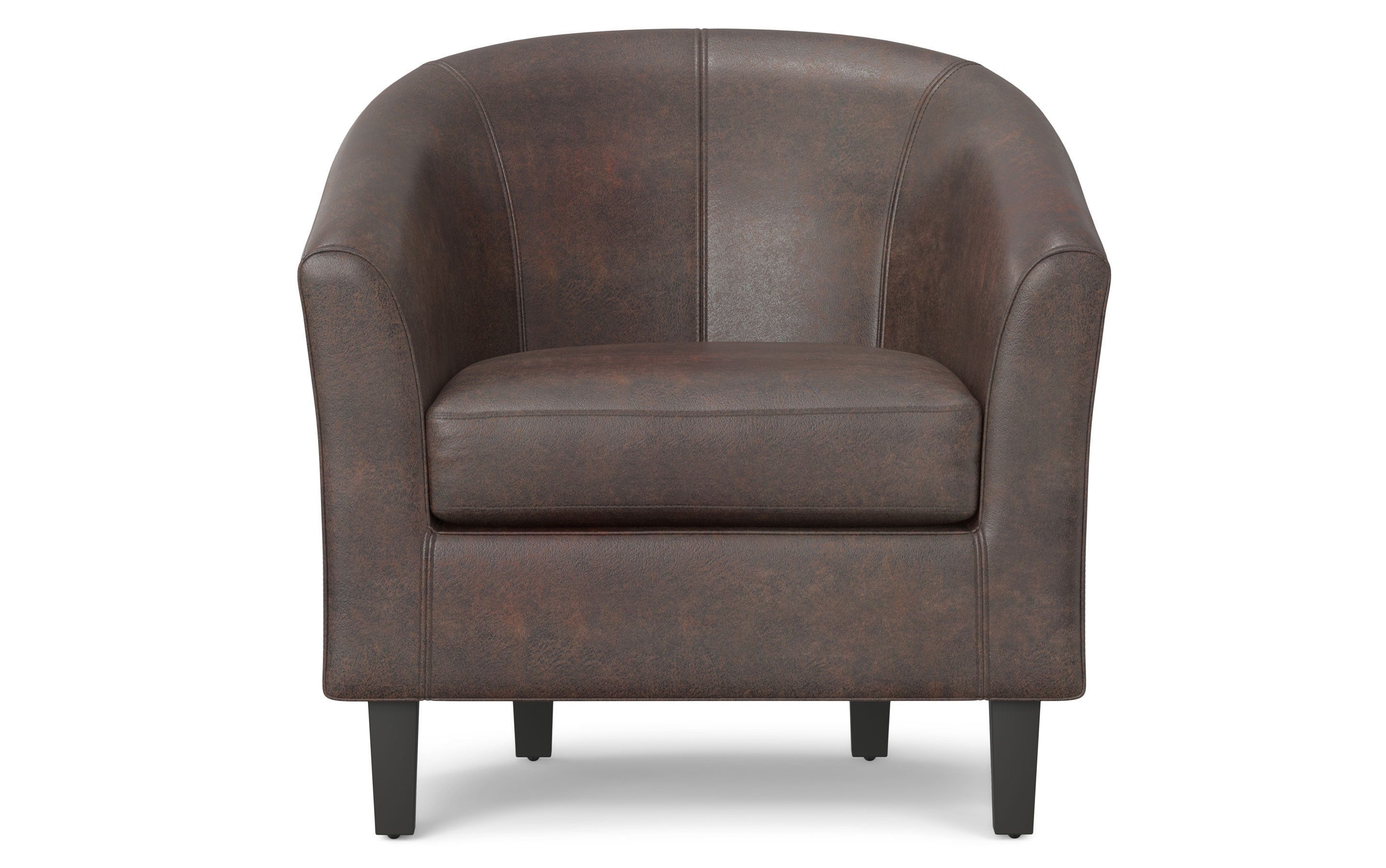Austin Accent Chair in Distressed Brown