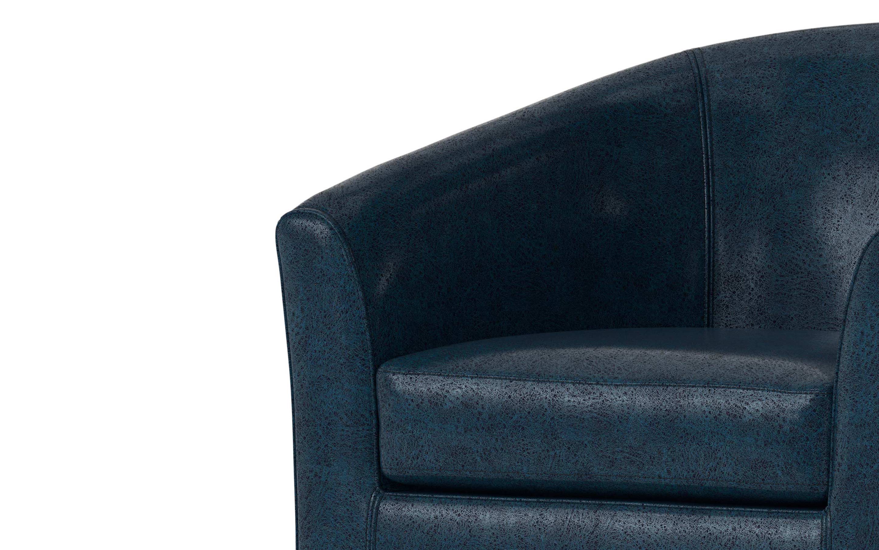 Austin Accent Chair in Distressed Vegan Leather