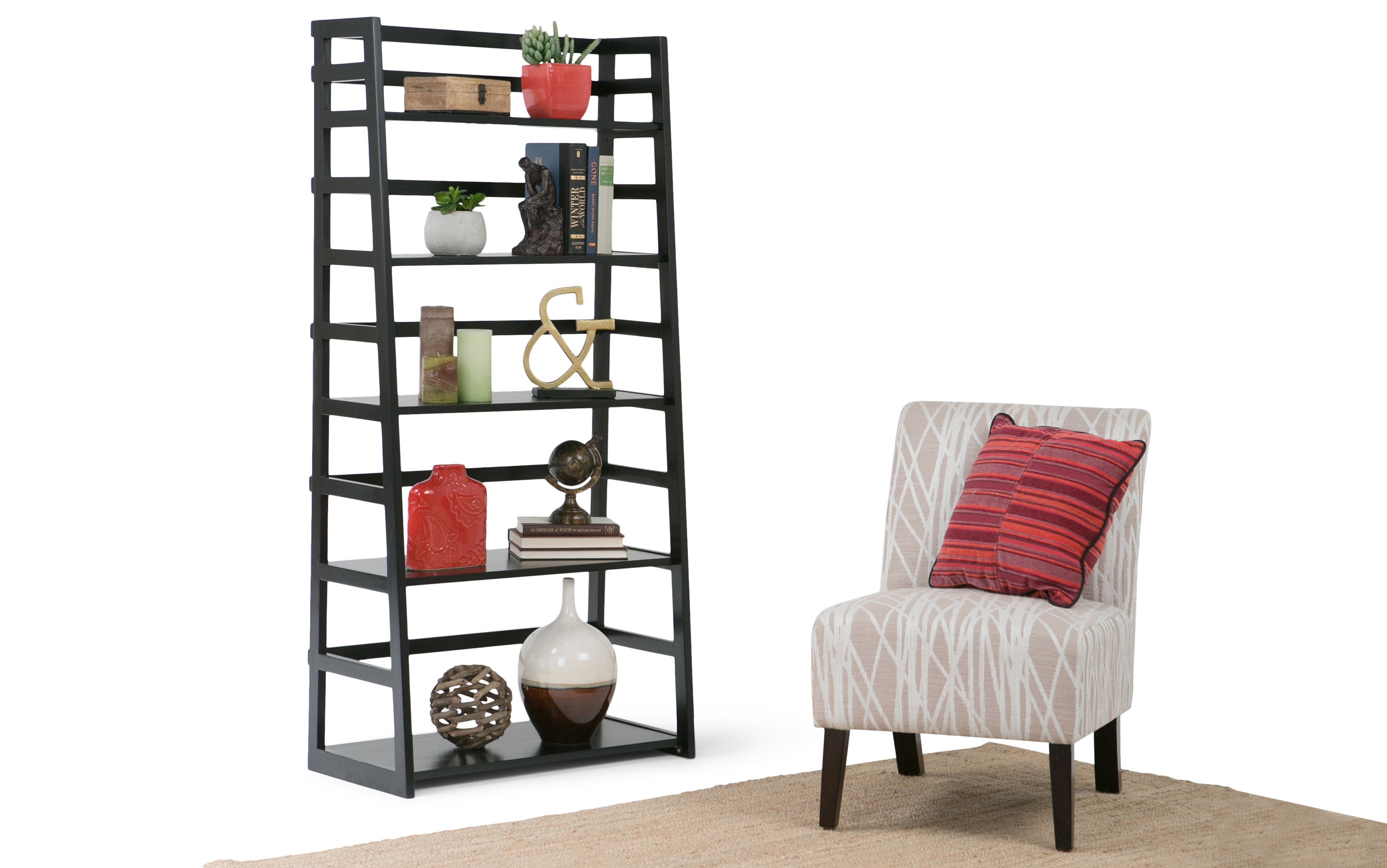 Acadian Ladder Shelf Bookcase