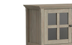 Acadian 60 inch TV Media Stand in Distressed Grey