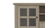 Acadian 60 inch TV Media Stand in Distressed Grey