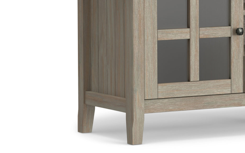 Acadian 60 inch TV Media Stand in Distressed Grey