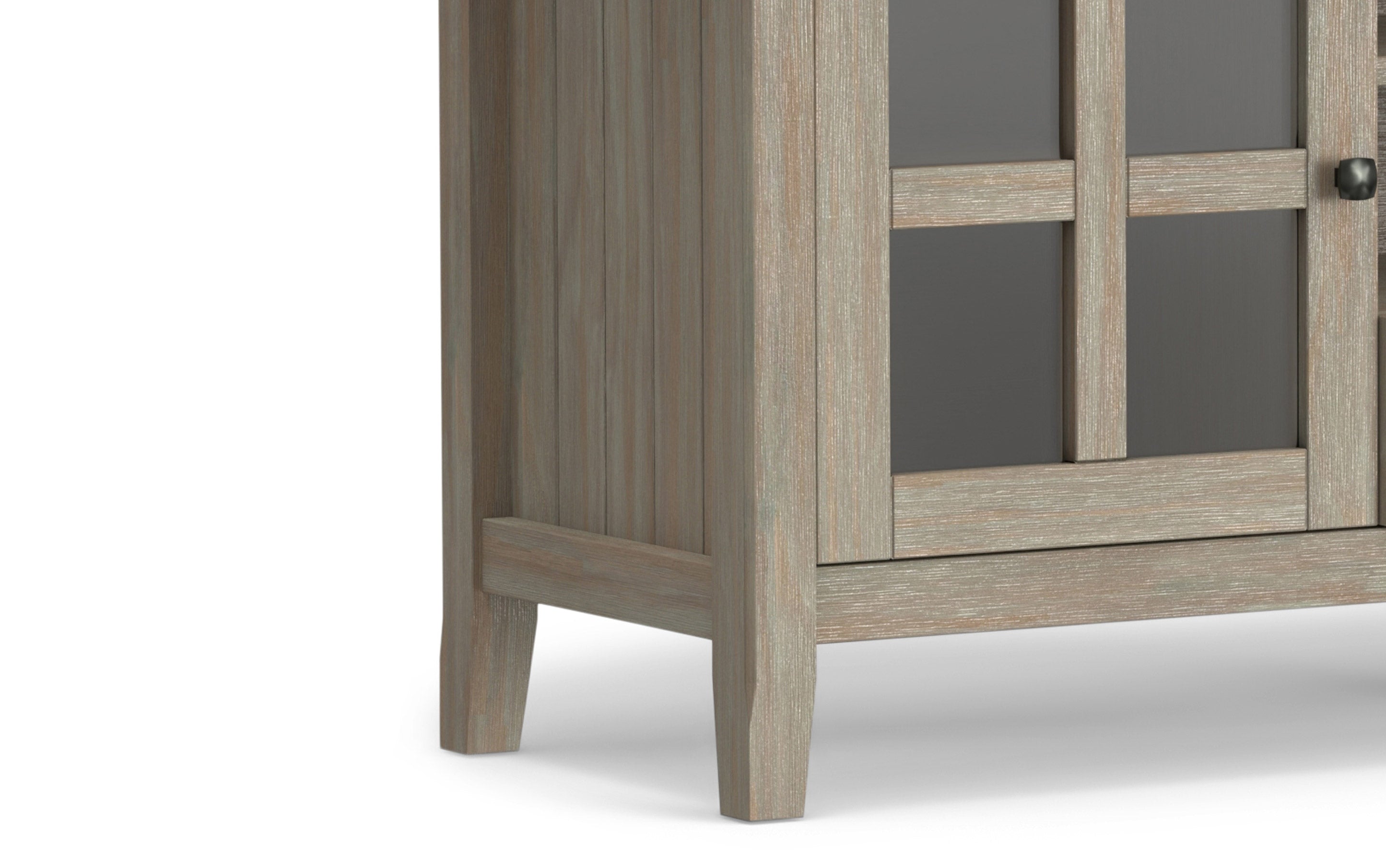 Acadian 60 inch TV Media Stand in Distressed Grey