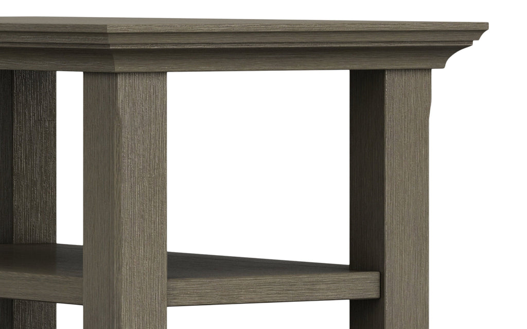 Acadian Narrow Side Table in Farmhouse Grey