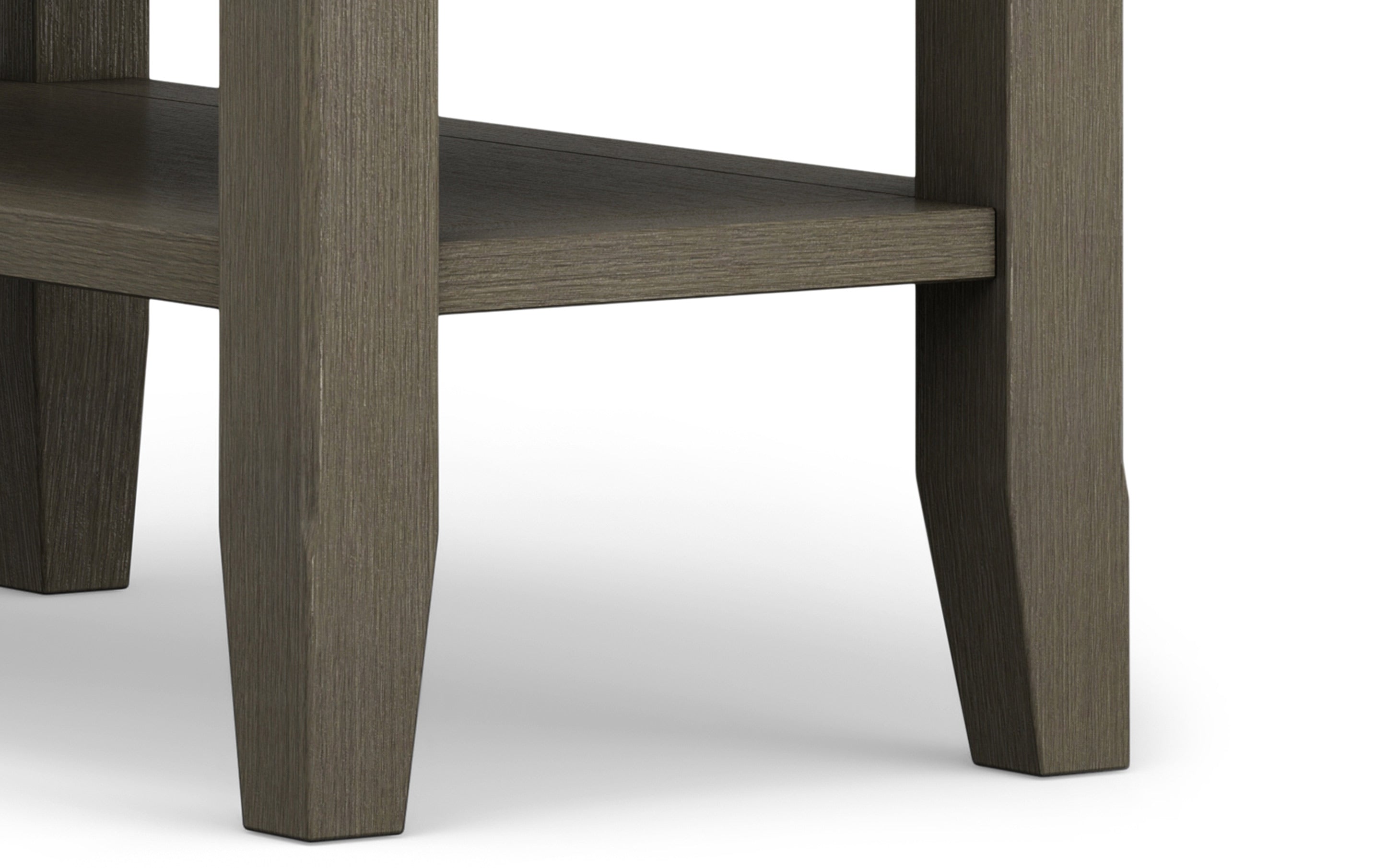 Acadian Narrow Side Table in Farmhouse Grey