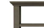 Acadian Narrow Side Table in Farmhouse Grey