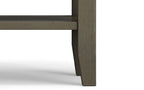 Acadian Narrow Side Table in Farmhouse Grey