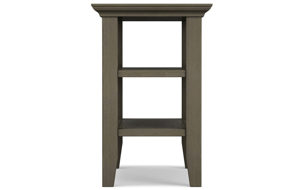 Acadian Narrow Side Table in Farmhouse Grey