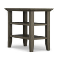Acadian Narrow Side Table in Farmhouse Grey
