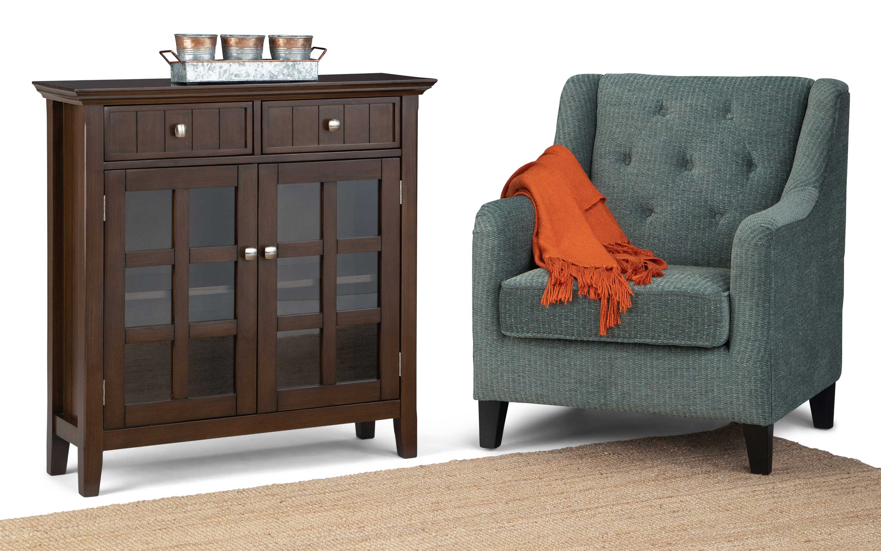 Acadian Entryway Storage Cabinet