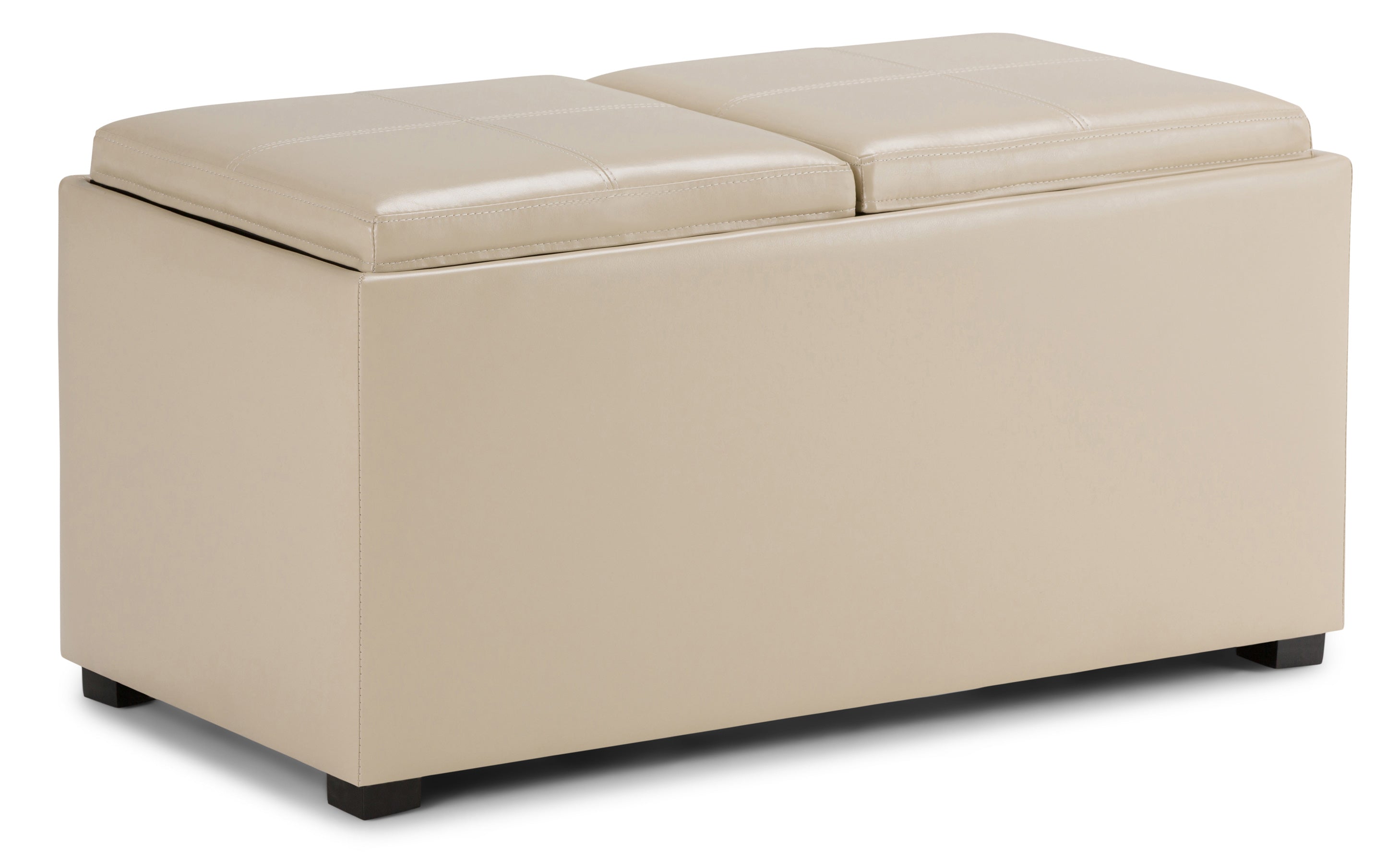 Avalon 5 Pc Storage Ottoman in Cream