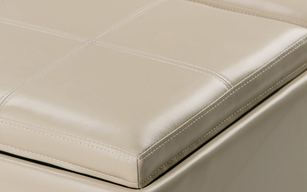 Avalon 5 Pc Storage Ottoman in Cream