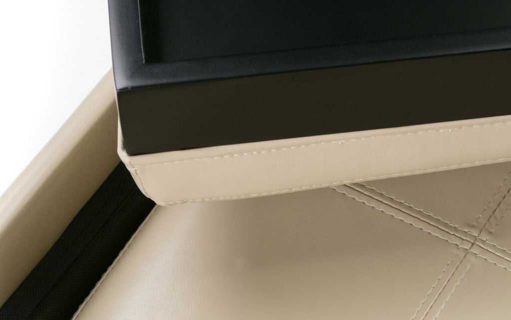 Avalon 5 Pc Storage Ottoman in Cream