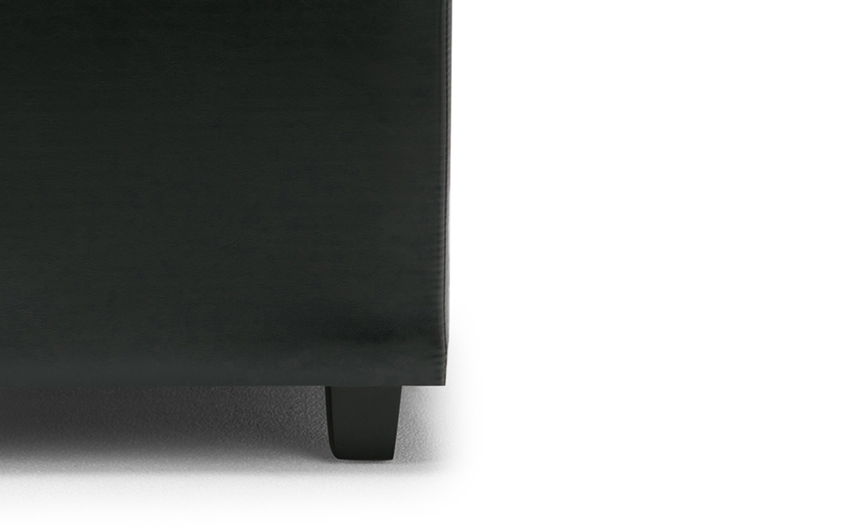 Cosmopolitan Storage Ottoman in Vegan Leather