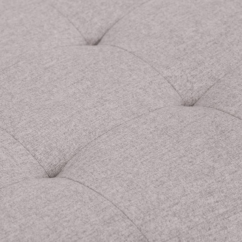 Cosmopolitan Storage Ottoman in Linen