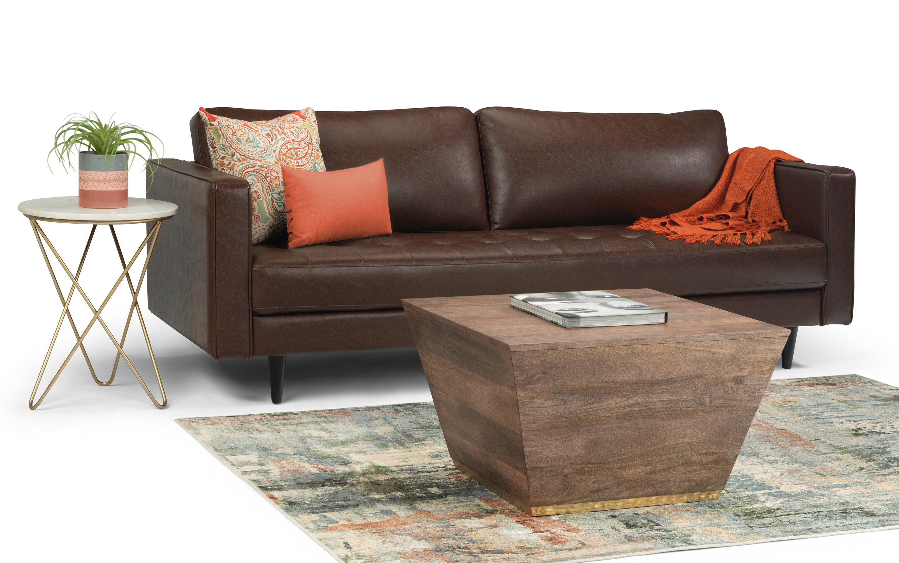 Abba Square Coffee Table in Mango