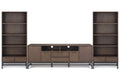 Banting 72 inch TV Stand with 30 inch Bookcases (Set of 3)