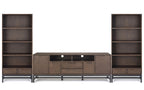 Banting 72 inch TV Stand with 30 inch Bookcases (Set of 3)