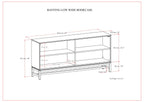 Banting Low Wide Bookcase