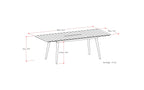 Beachside Outdoor Extendable Dining Table