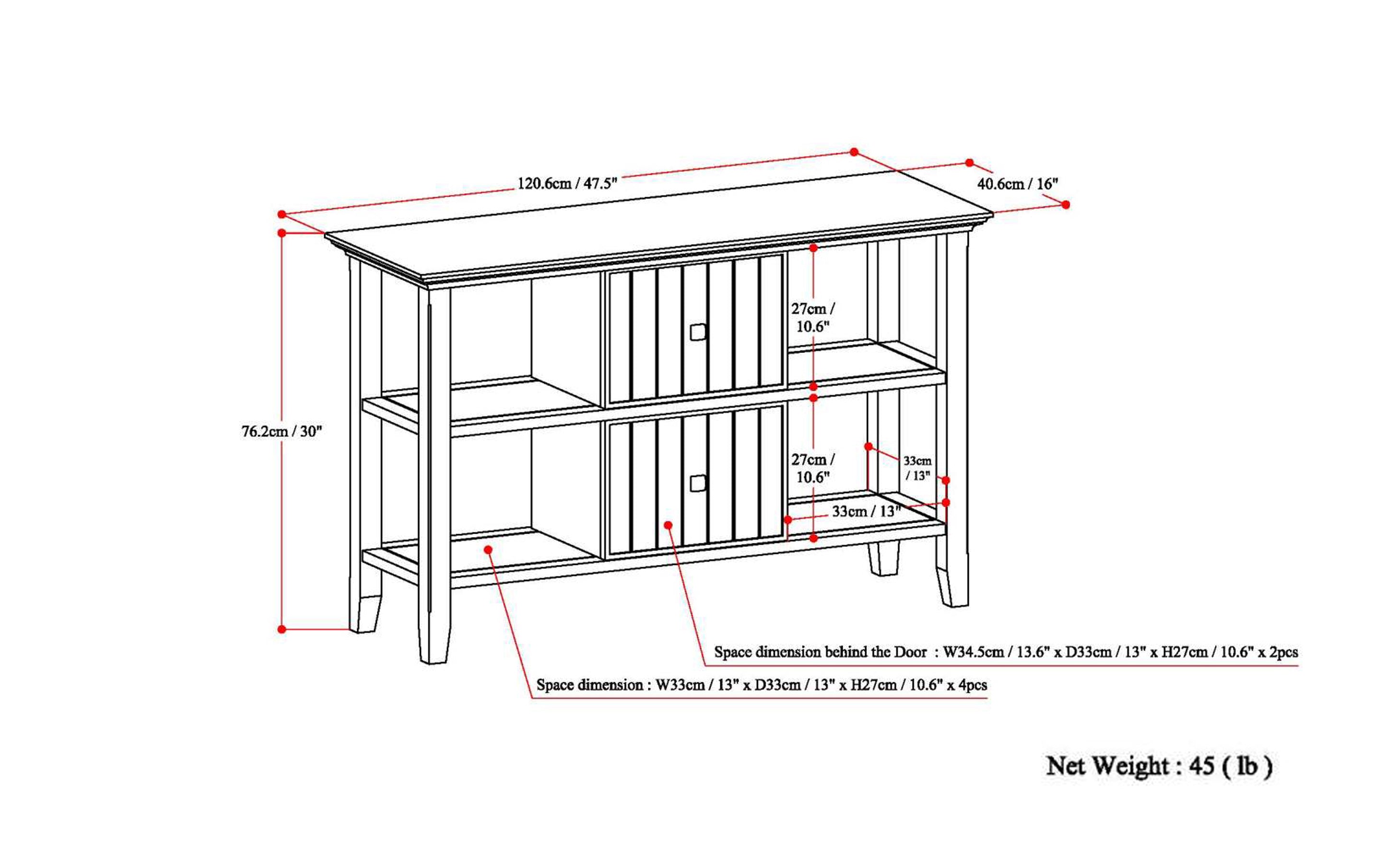 Acadian Console Table