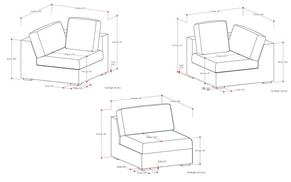 Jasmine 3 Seater Sofa