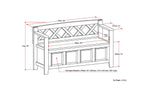 Amherst Entryway Storage Bench