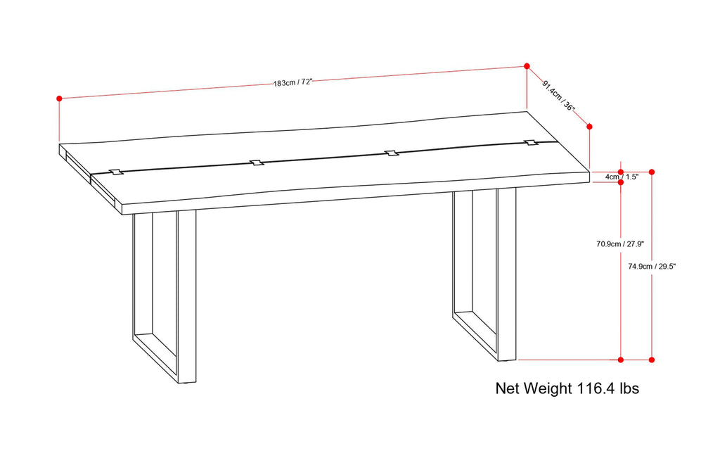 Fieldcrest Dining Table