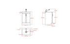 Kyle All-In-One 24-inch Laundry Utility Sink and Cabinet