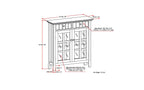 Acadian Entryway Storage Cabinet