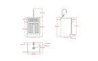 Beckham All-In-One 24 inch Laundry Utility Sink and Cabinet