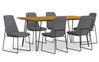 Corina / Hunter 7 Pc Dining Set