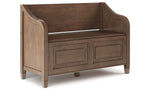 Connaught 42-inch Storage Bench and 40-inch Cabinet