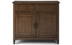 Connaught 42-inch Storage Bench and 40-inch Cabinet