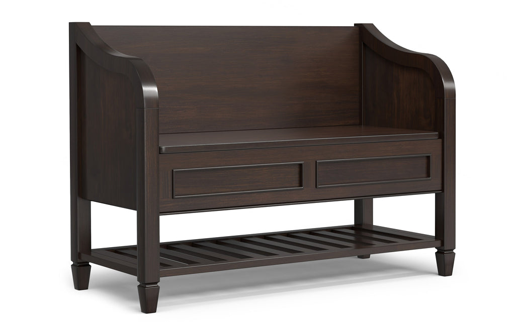 Connaught 42-inch Storage Bench with Shelf and 40-inch Cabinet