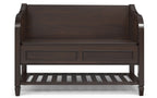 Connaught 42-inch Storage Bench with Shelf and 40-inch Cabinet