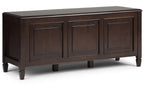 Connaught 51-inch Storage Bench and 40-inch Cabinet