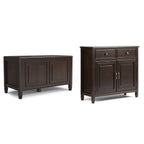 Connaught 36-inch Storage Bench and 40-inch Cabinet