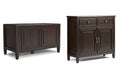 Connaught 36-inch Storage Bench and 40-inch Cabinet
