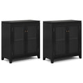 Cosmopolitan 30 inch Storage Cabinet (Set of 2)